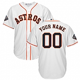 Astros Customized White 2019 World Series Bound Cool Base Jersey,baseball caps,new era cap wholesale,wholesale hats